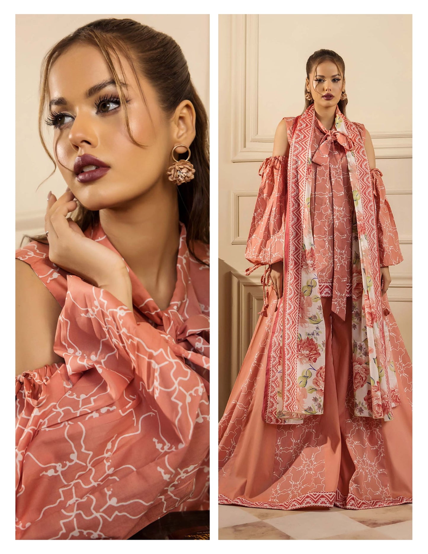 PARAHA UNSTITCHED 3 PIECE PRINTED LAWN COLLECTION VOL-24