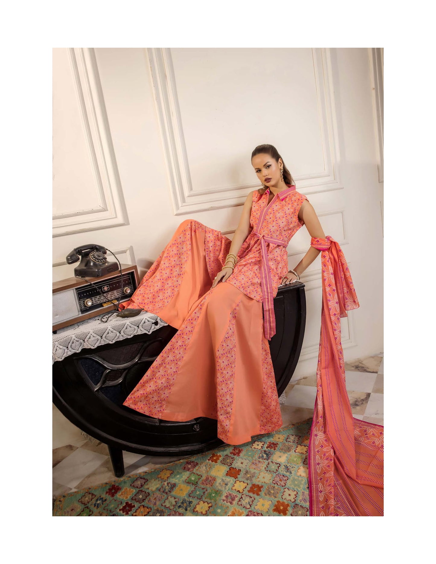 PARAHA UNSTITCHED 3 PIECE PRINTED LAWN COLLECTION VOL-24