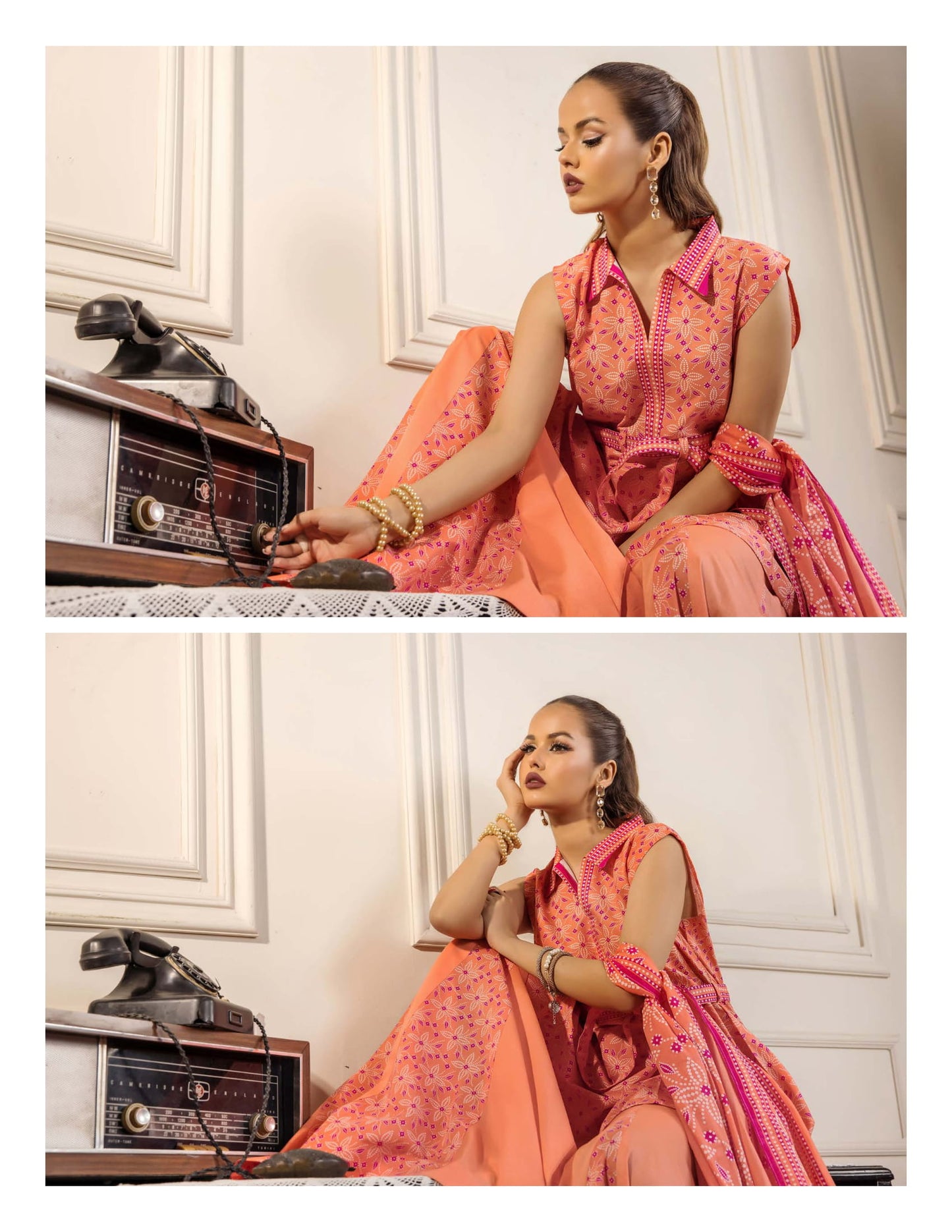 PARAHA UNSTITCHED 3 PIECE PRINTED LAWN COLLECTION VOL-24