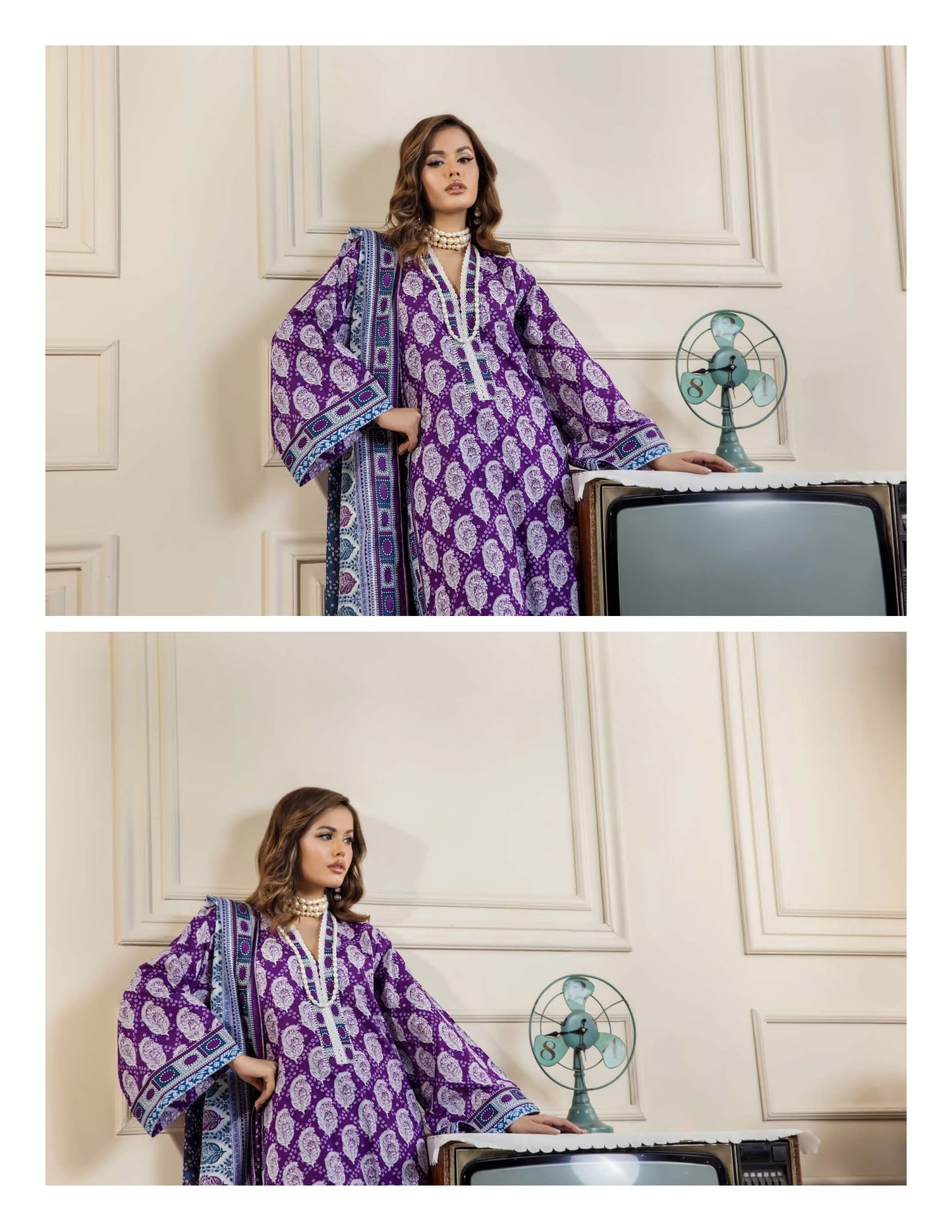 PARAHA UNSTITCHED 3 PIECE PRINTED LAWN COLLECTION VOL-24