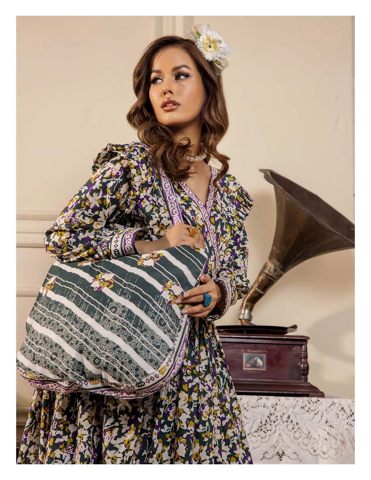 PARAHA UNSTITCHED 3 PIECE PRINTED LAWN COLLECTION VOL-24