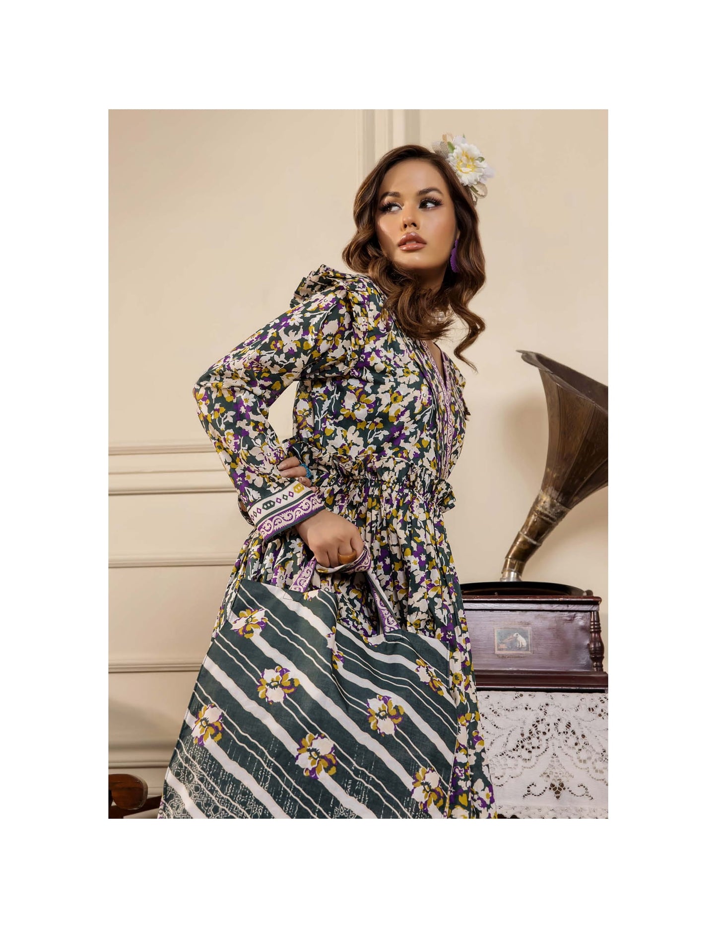PARAHA UNSTITCHED 3 PIECE PRINTED LAWN COLLECTION VOL-24