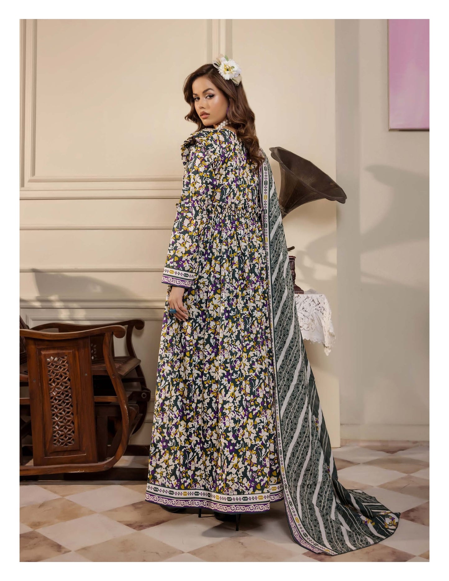 PARAHA UNSTITCHED 3 PIECE PRINTED LAWN COLLECTION VOL-24