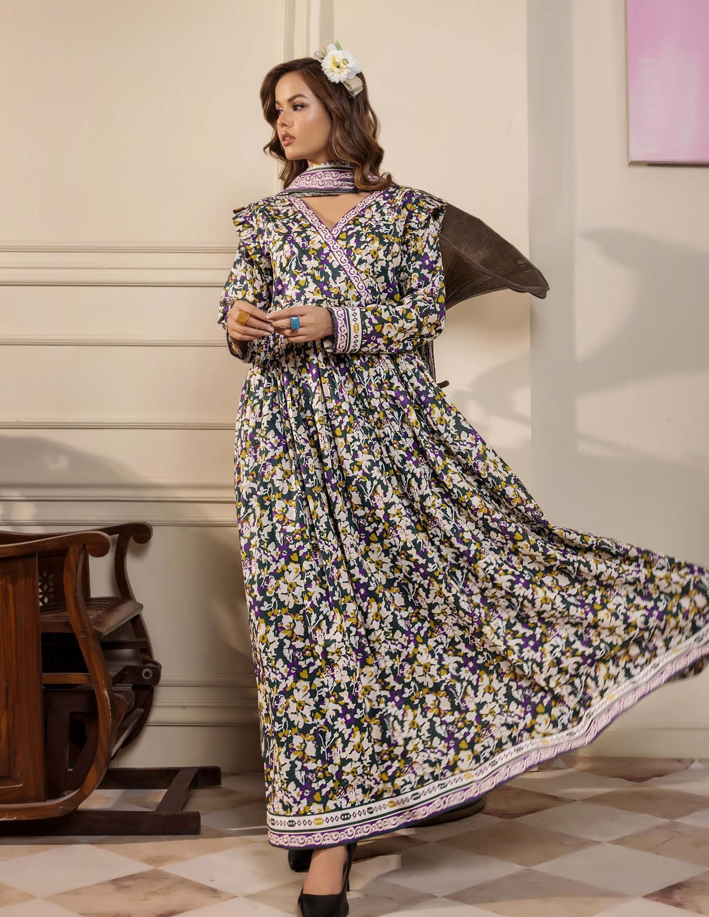 PARAHA UNSTITCHED 3 PIECE PRINTED LAWN COLLECTION VOL-24