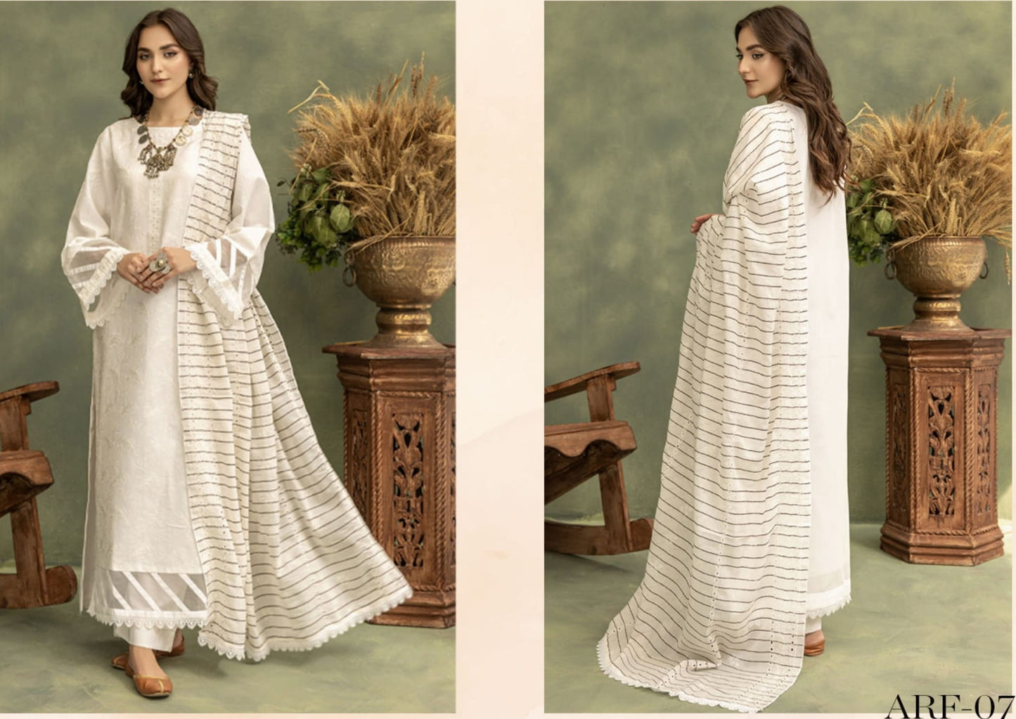 ARFA UNSTITCHED 3 PCS EMBROIDERED COLLECTION