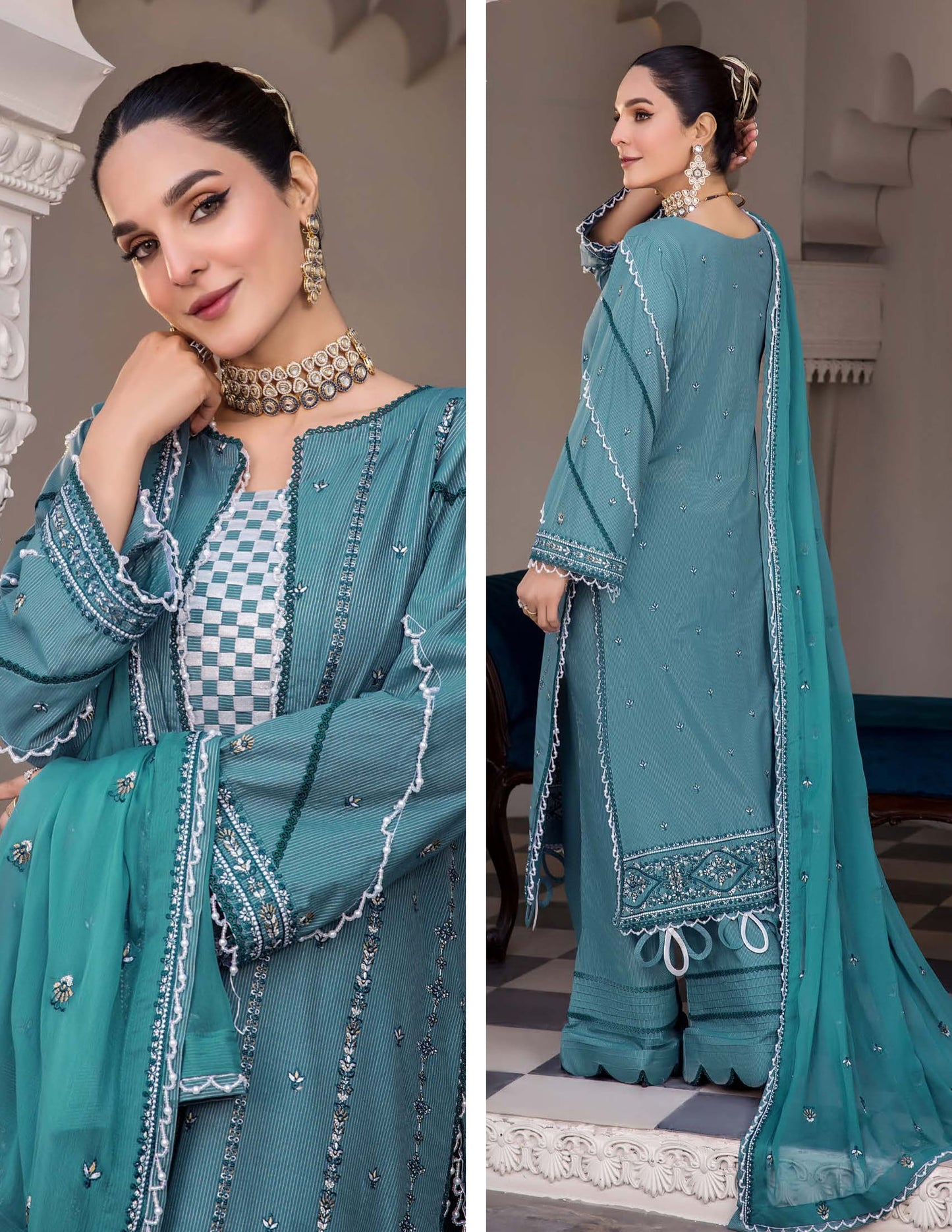 MERYL VOLUME 2 UNSTITCHED LAWN EMBROIDERED COLLECTION