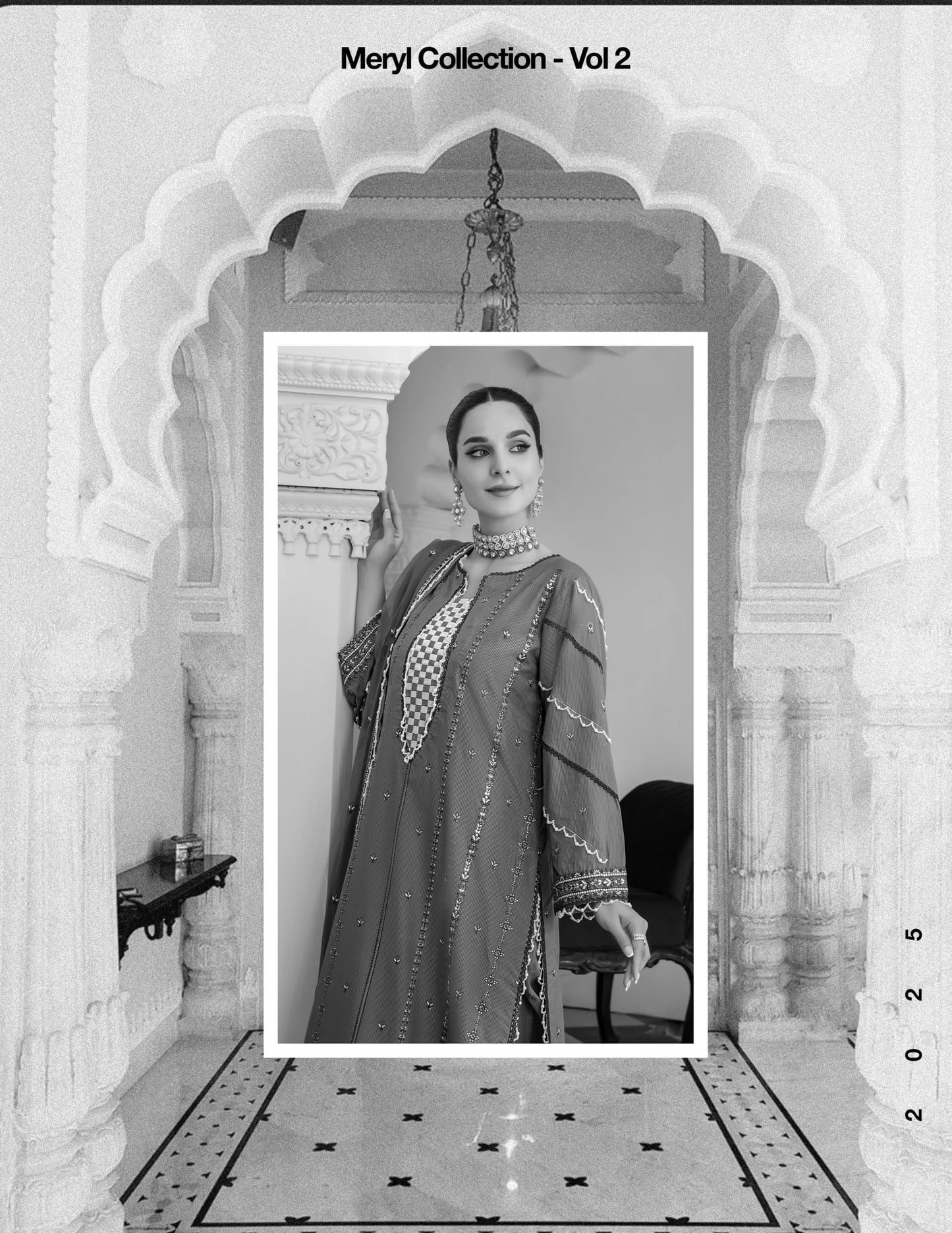MERYL VOLUME 2 UNSTITCHED LAWN EMBROIDERED COLLECTION