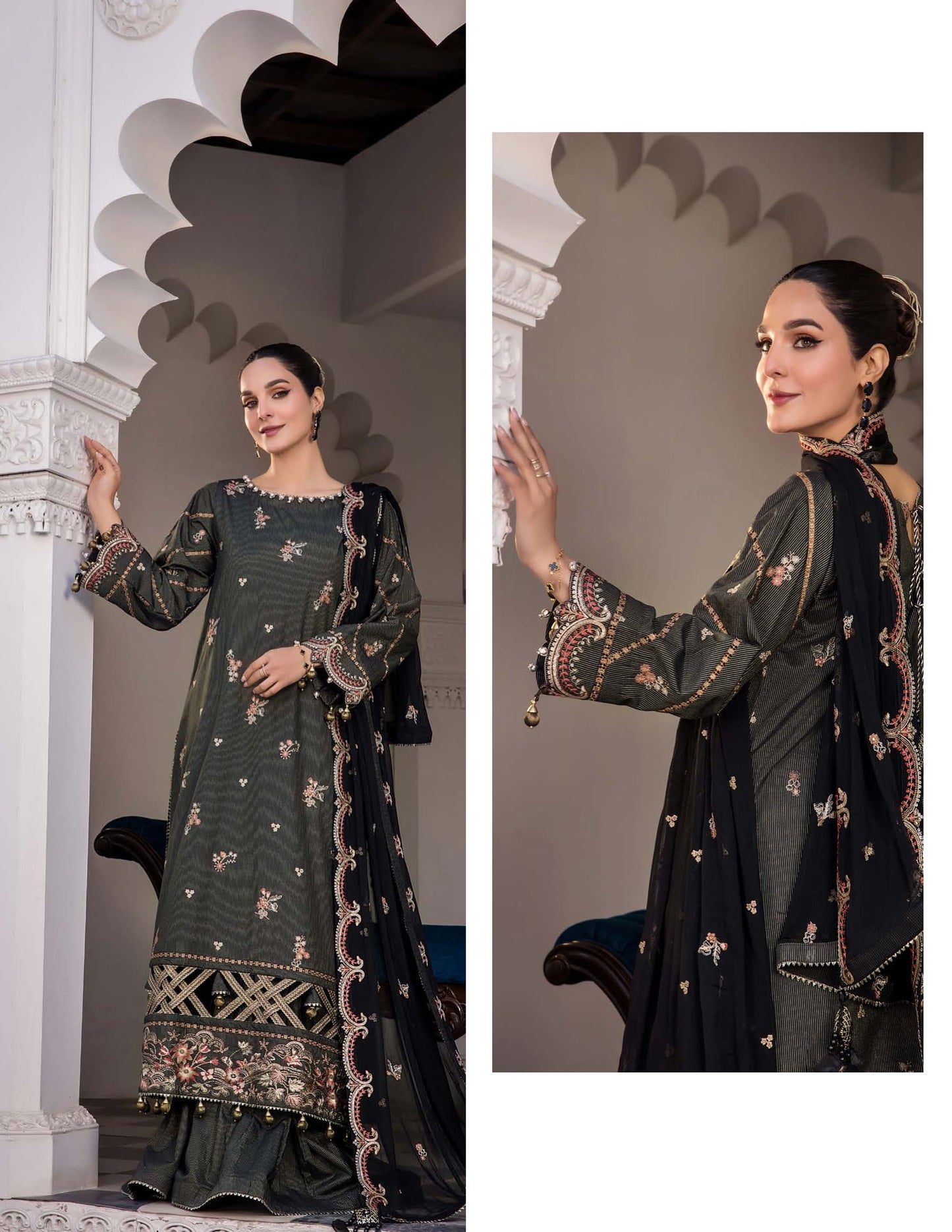 MERYL VOLUME 2 UNSTITCHED LAWN EMBROIDERED COLLECTION