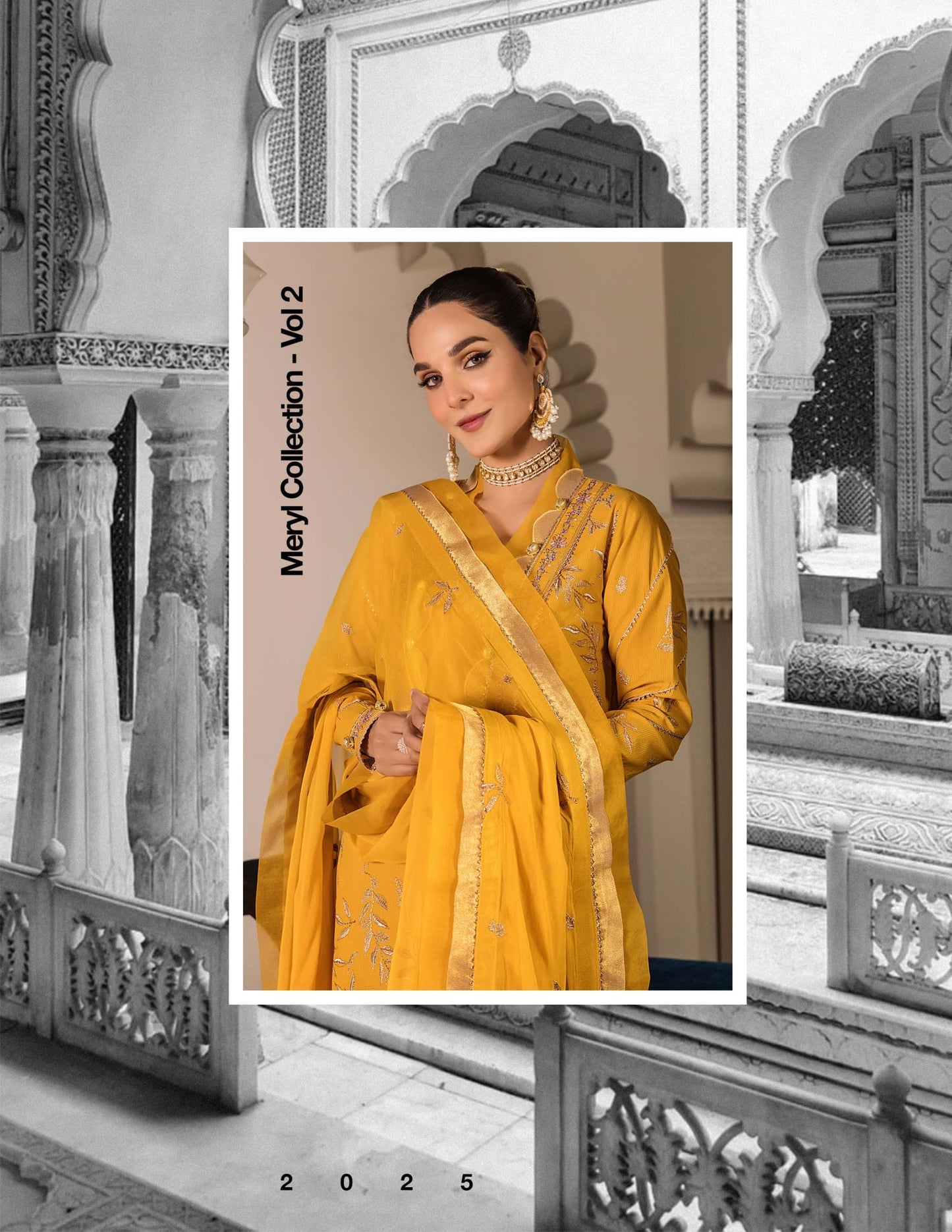 MERYL VOLUME 2 UNSTITCHED LAWN EMBROIDERED COLLECTION