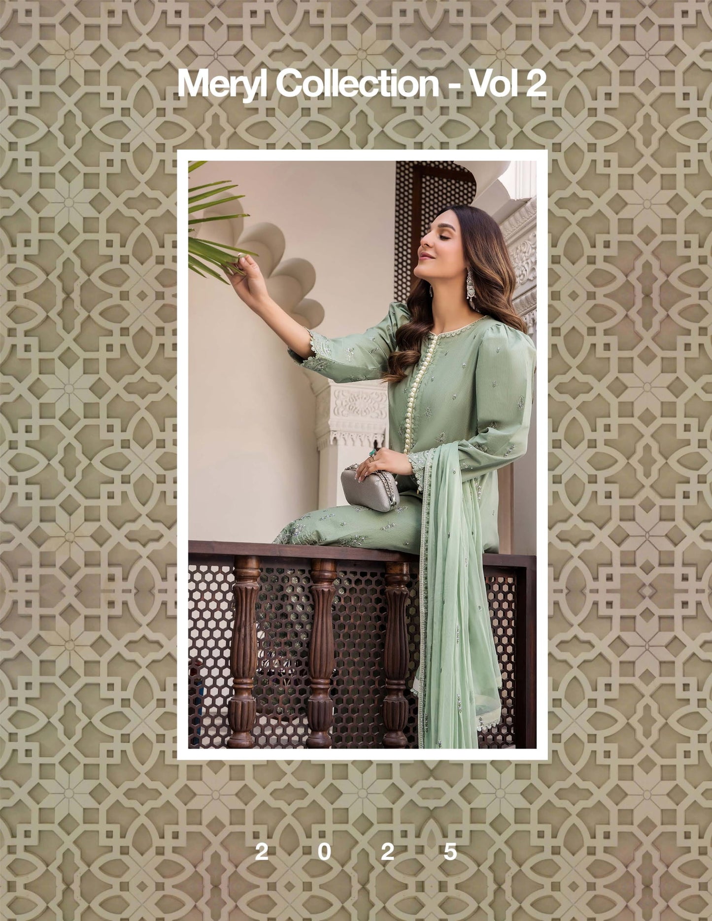 MERYL VOLUME 2 UNSTITCHED LAWN EMBROIDERED COLLECTION