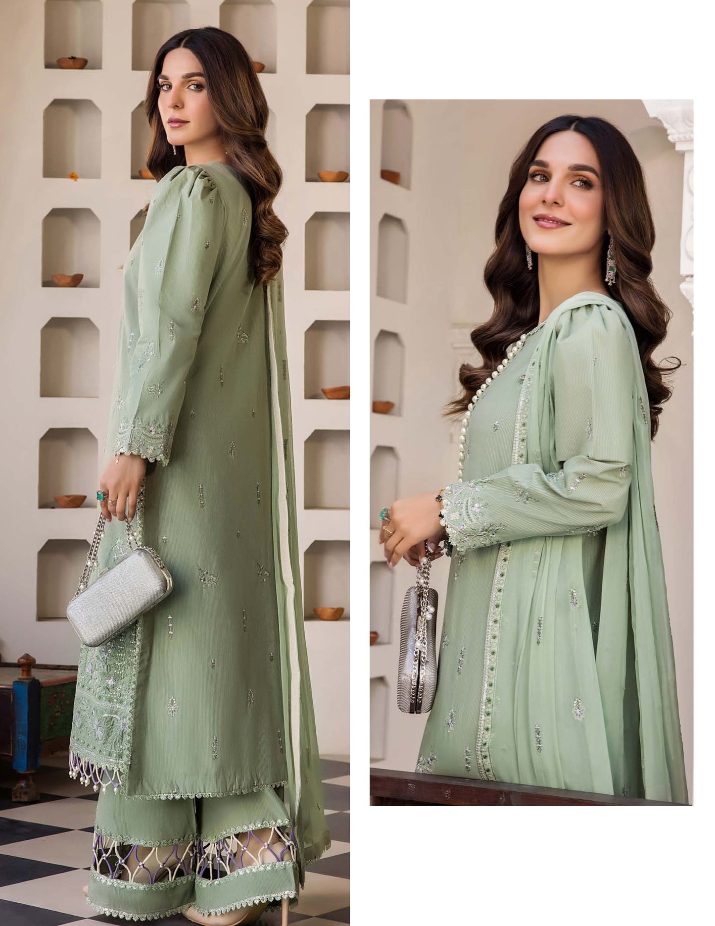MERYL VOLUME 2 UNSTITCHED LAWN EMBROIDERED COLLECTION