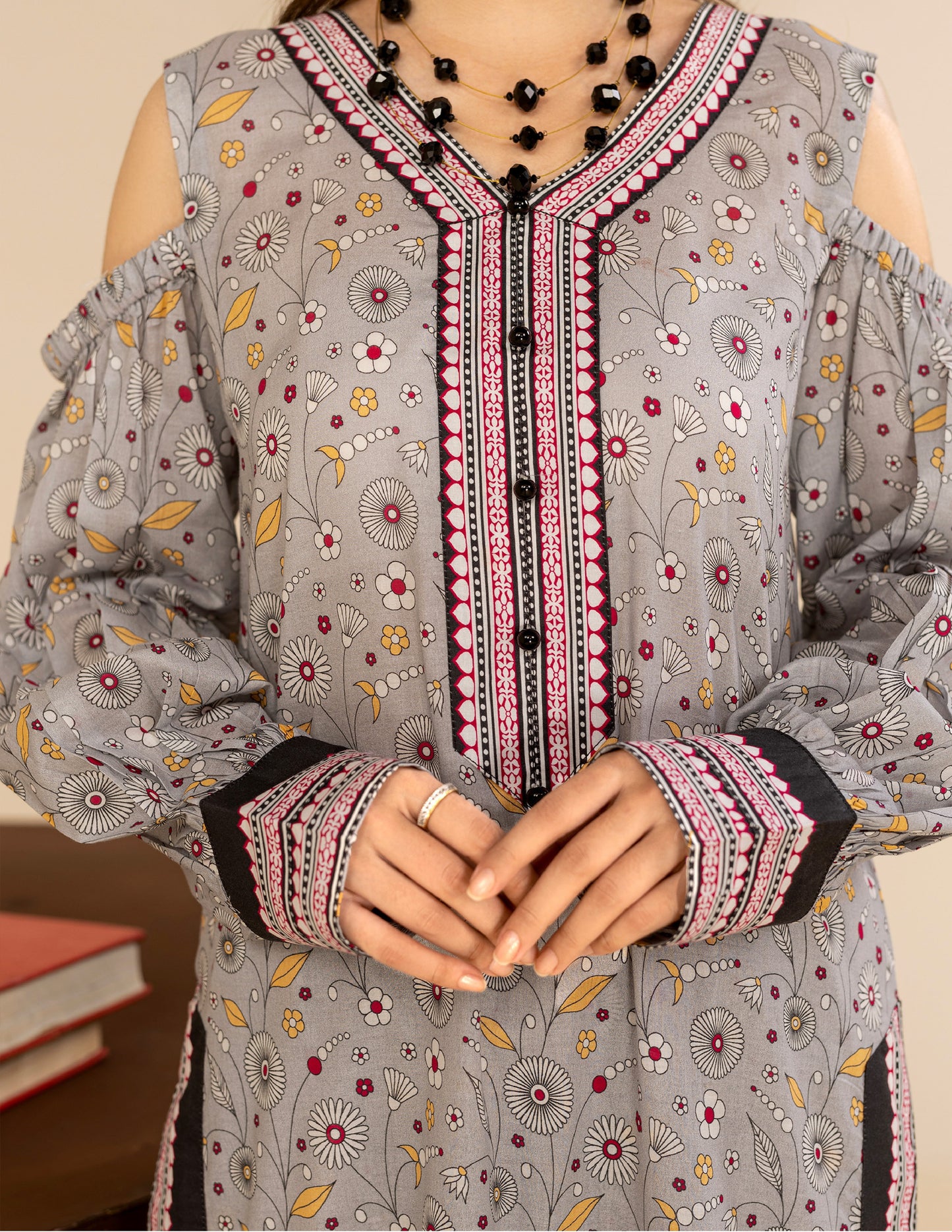 ORLA UNSTITCED 2 PCS PRINTED LAWN COLLECTION VOL 12