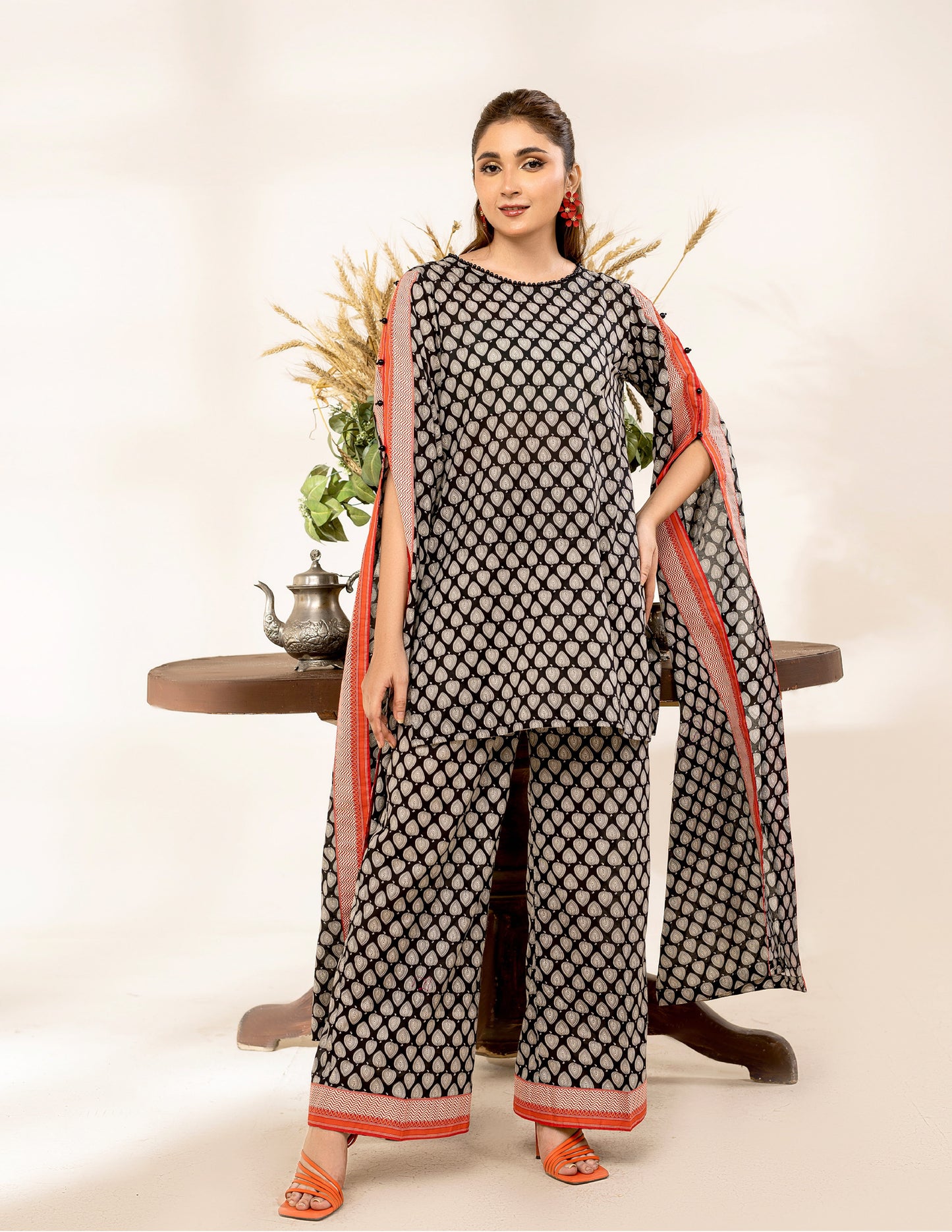 ORLA UNSTITCED 2 PCS PRINTED LAWN COLLECTION VOL 12