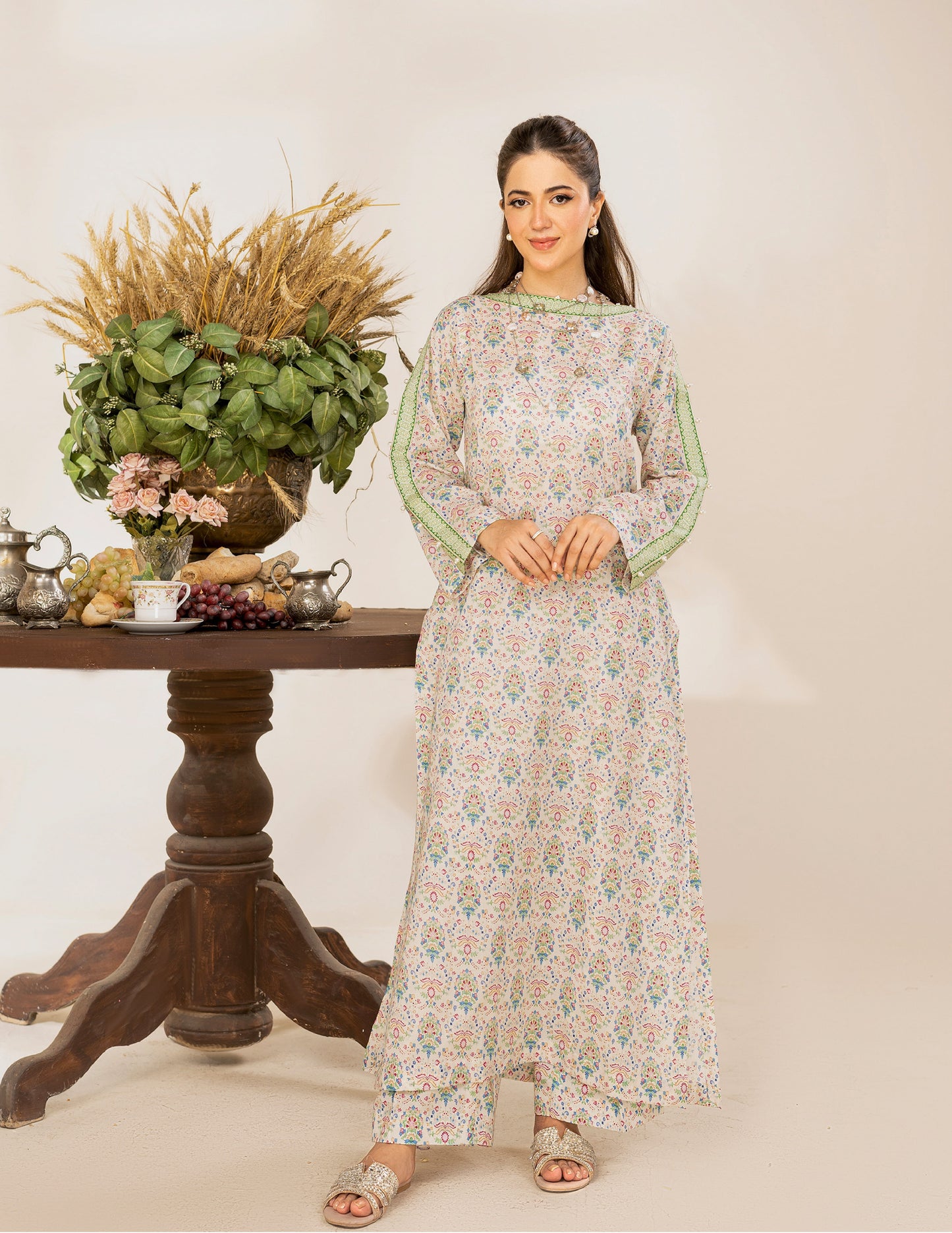 ORLA UNSTITCED 2 PCS PRINTED LAWN COLLECTION VOL 12