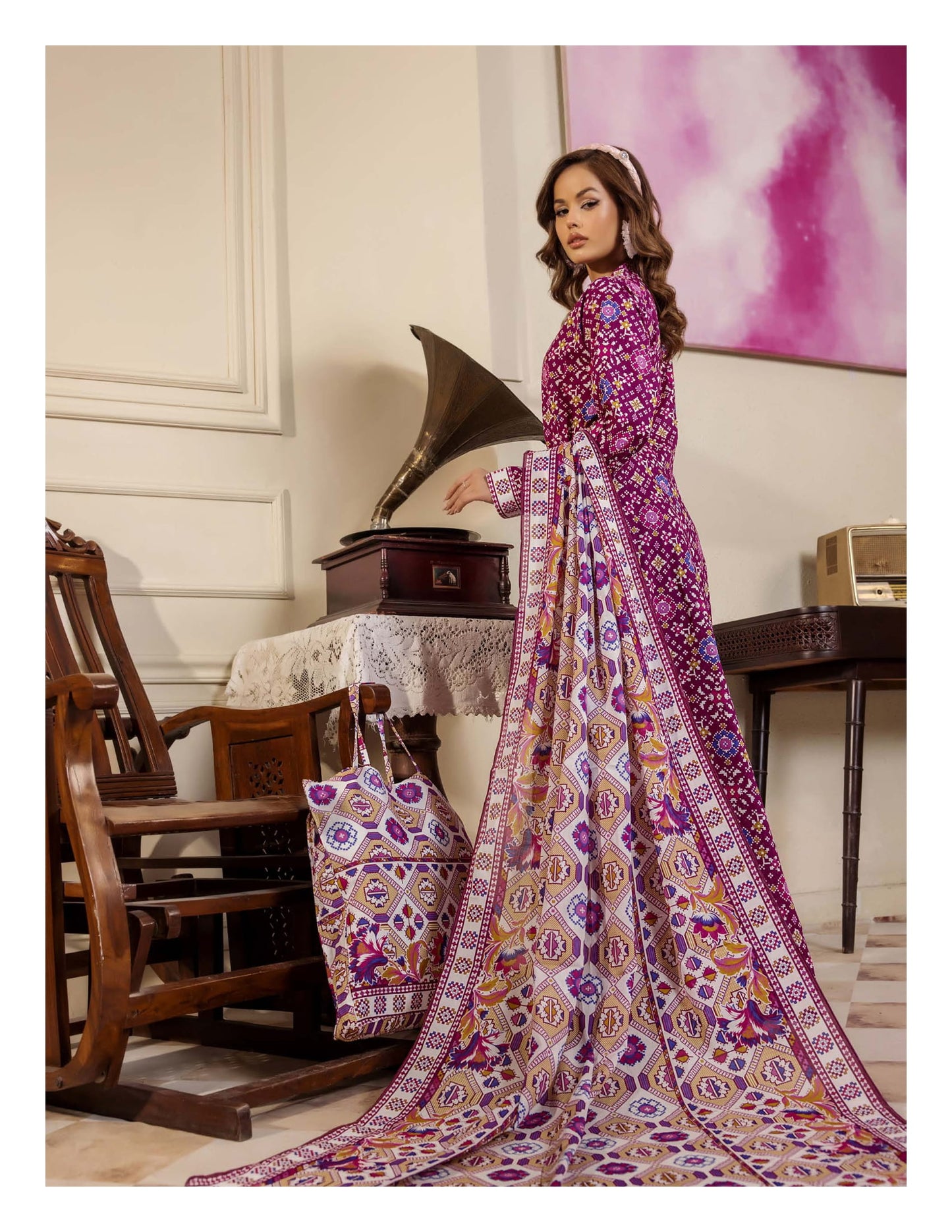 PARAHA UNSTITCHED 3 PIECE PRINTED LAWN COLLECTION VOL-24
