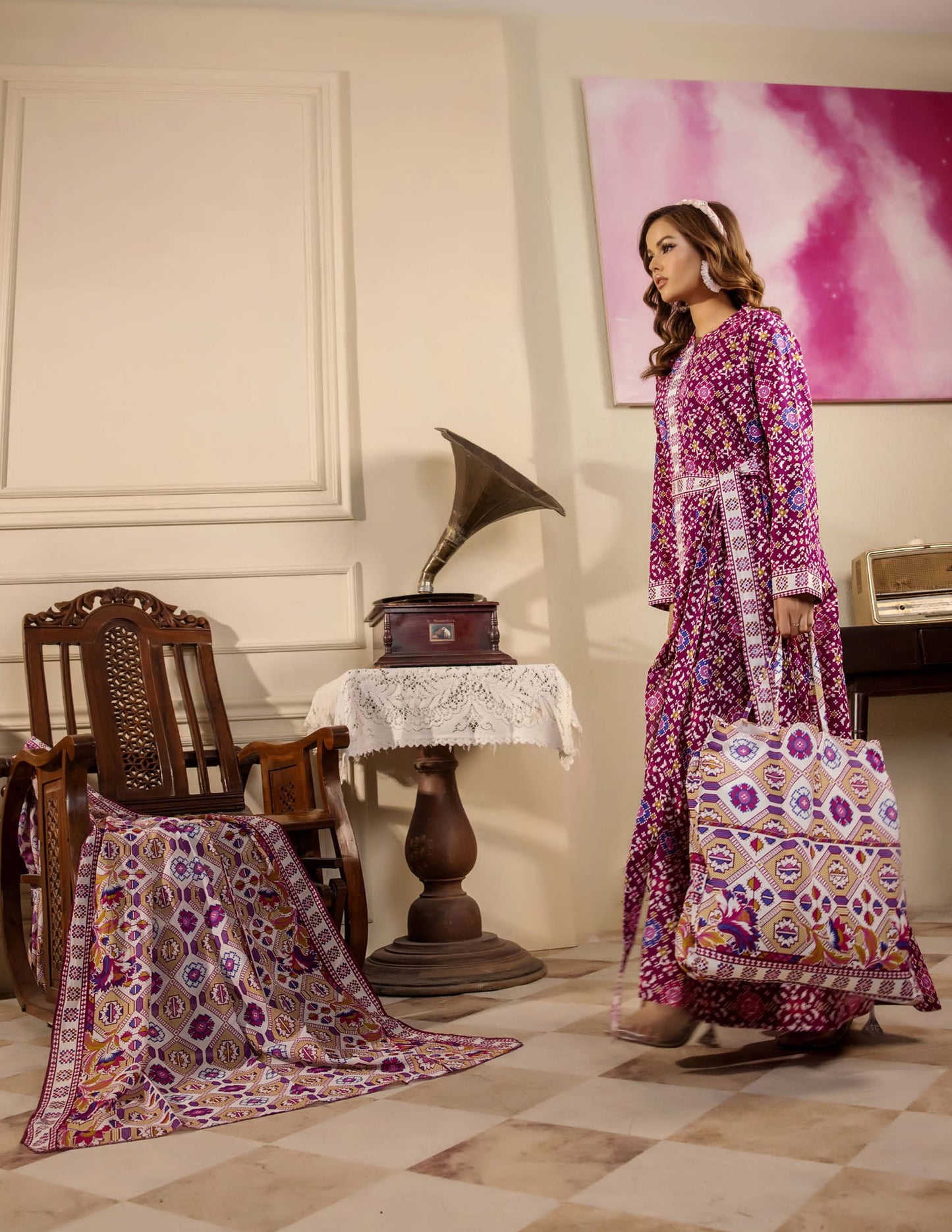 PARAHA UNSTITCHED 3 PIECE PRINTED LAWN COLLECTION VOL-24