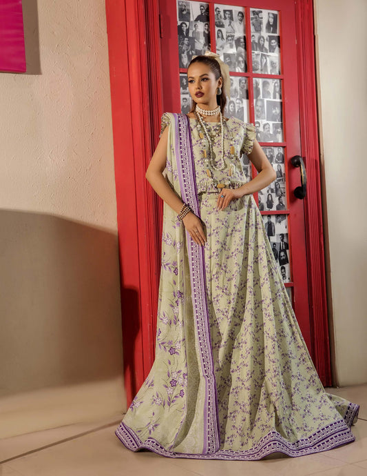 PARAHA UNSTITCHED 3 PIECE PRINTED LAWN COLLECTION VOL-24