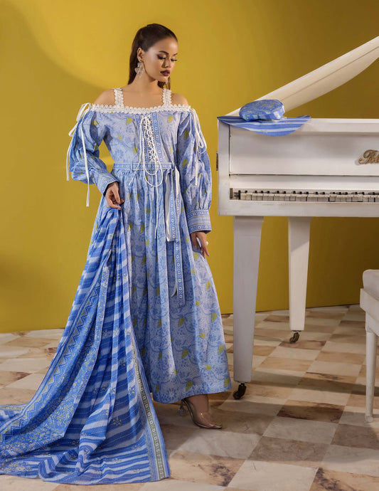 PARAHA UNSTITCHED 3 PIECE PRINTED LAWN COLLECTION VOL-24
