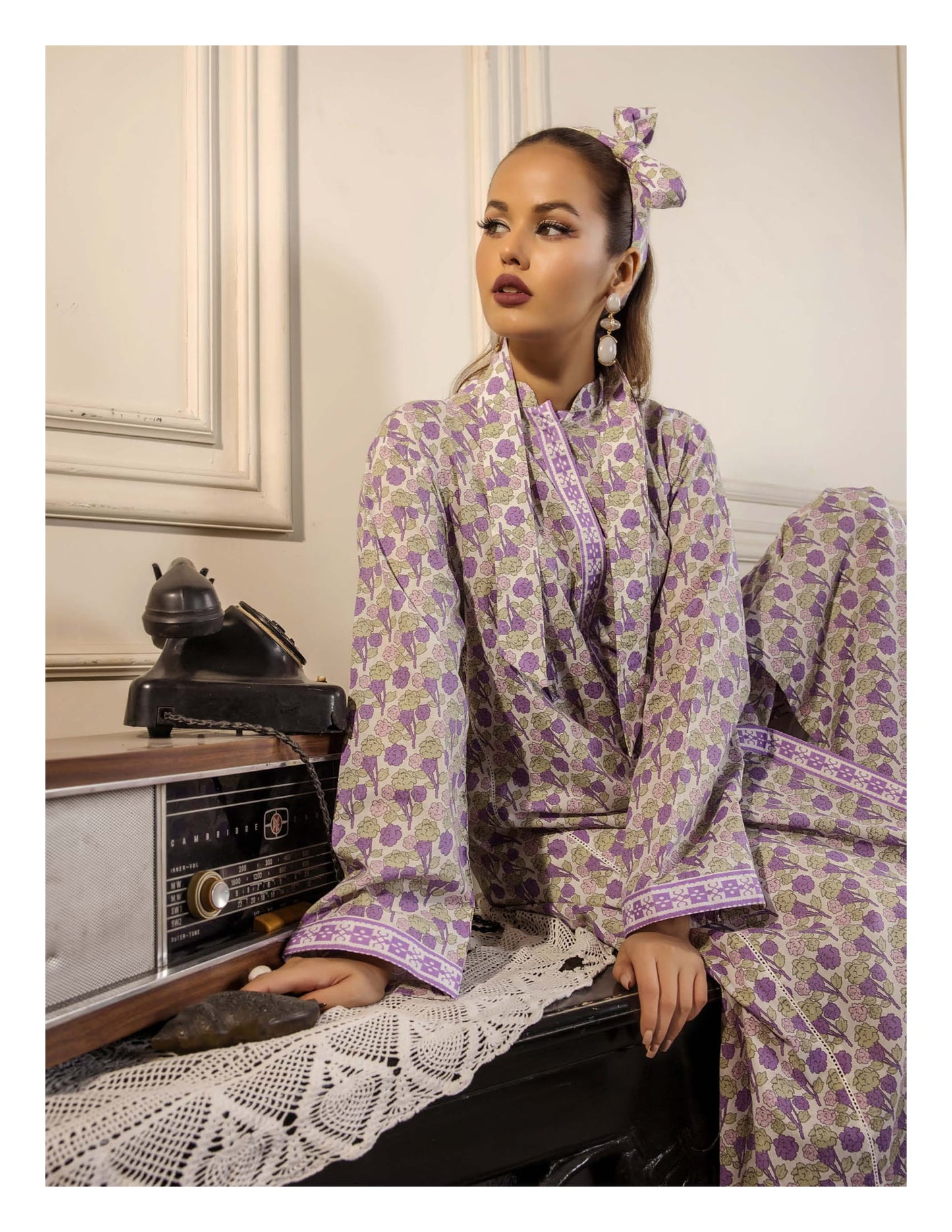 PARAHA UNSTITCHED 3 PIECE PRINTED LAWN COLLECTION VOL-24