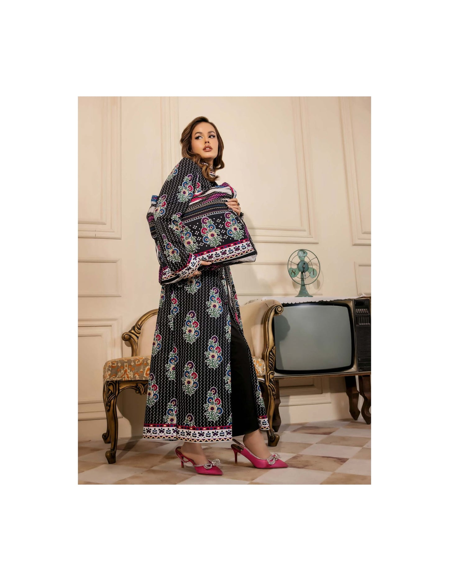 PARAHA UNSTITCHED 3 PIECE PRINTED LAWN COLLECTION VOL-24