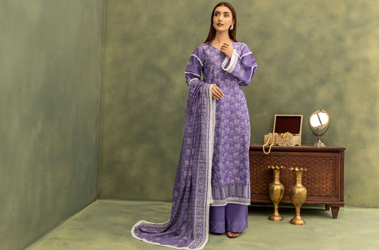 ARFA UNSTITCHED 3 PCS EMBROIDERED COLLECTION