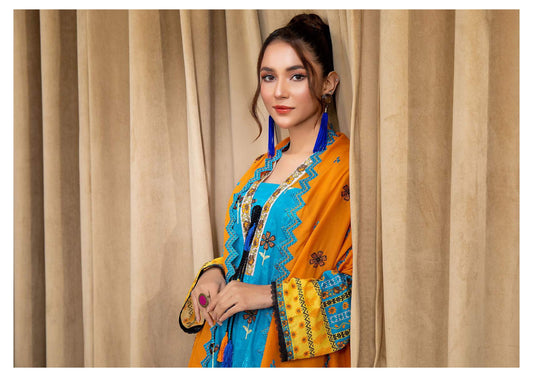 BLISS UNSTITCHED EMBROIDERED 3PCS COLLECTION
