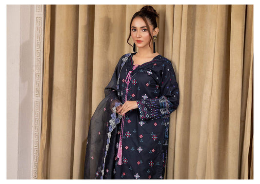 BLISS UNSTITCHED EMBROIDERED 3PCS COLLECTION