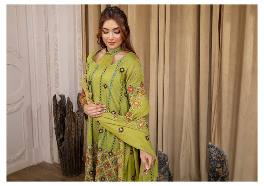 BLISS UNSTITCHED EMBROIDERED 3PCS COLLECTION