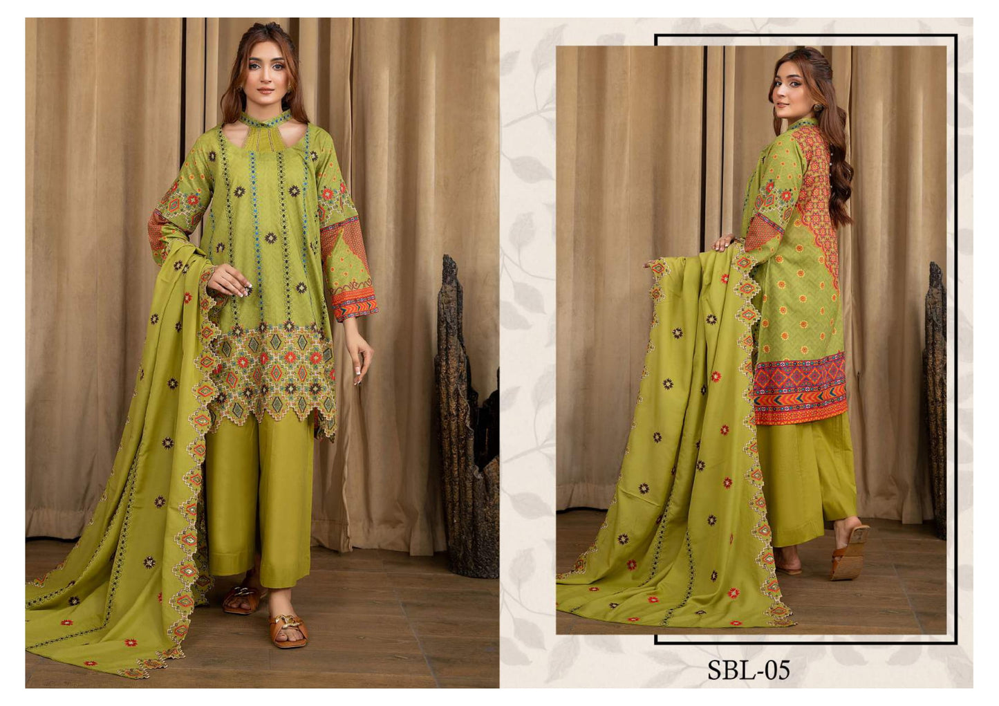 BLISS UNSTITCHED EMBROIDERED 3PCS COLLECTION