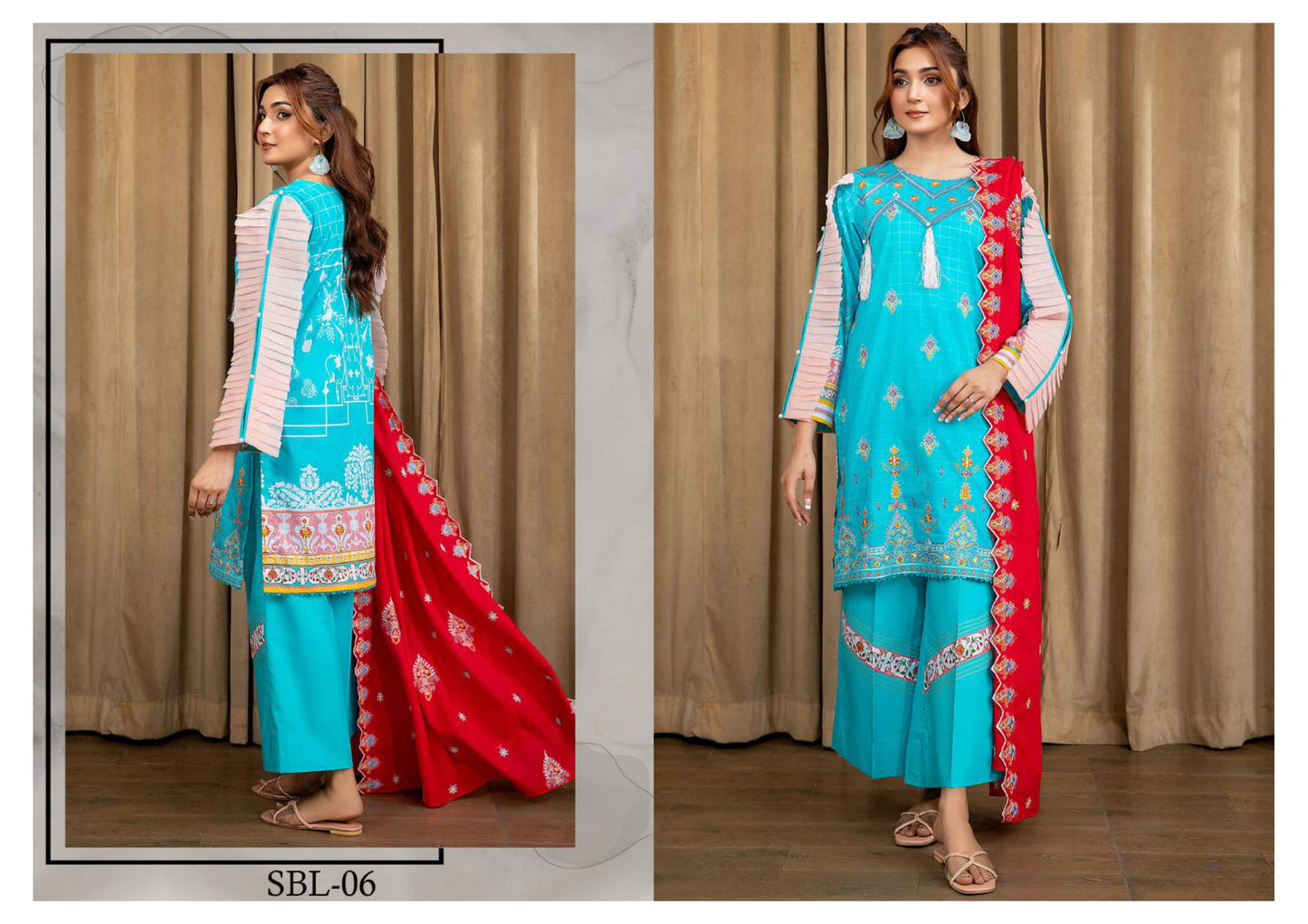 BLISS UNSTITCHED EMBROIDERED 3PCS COLLECTION