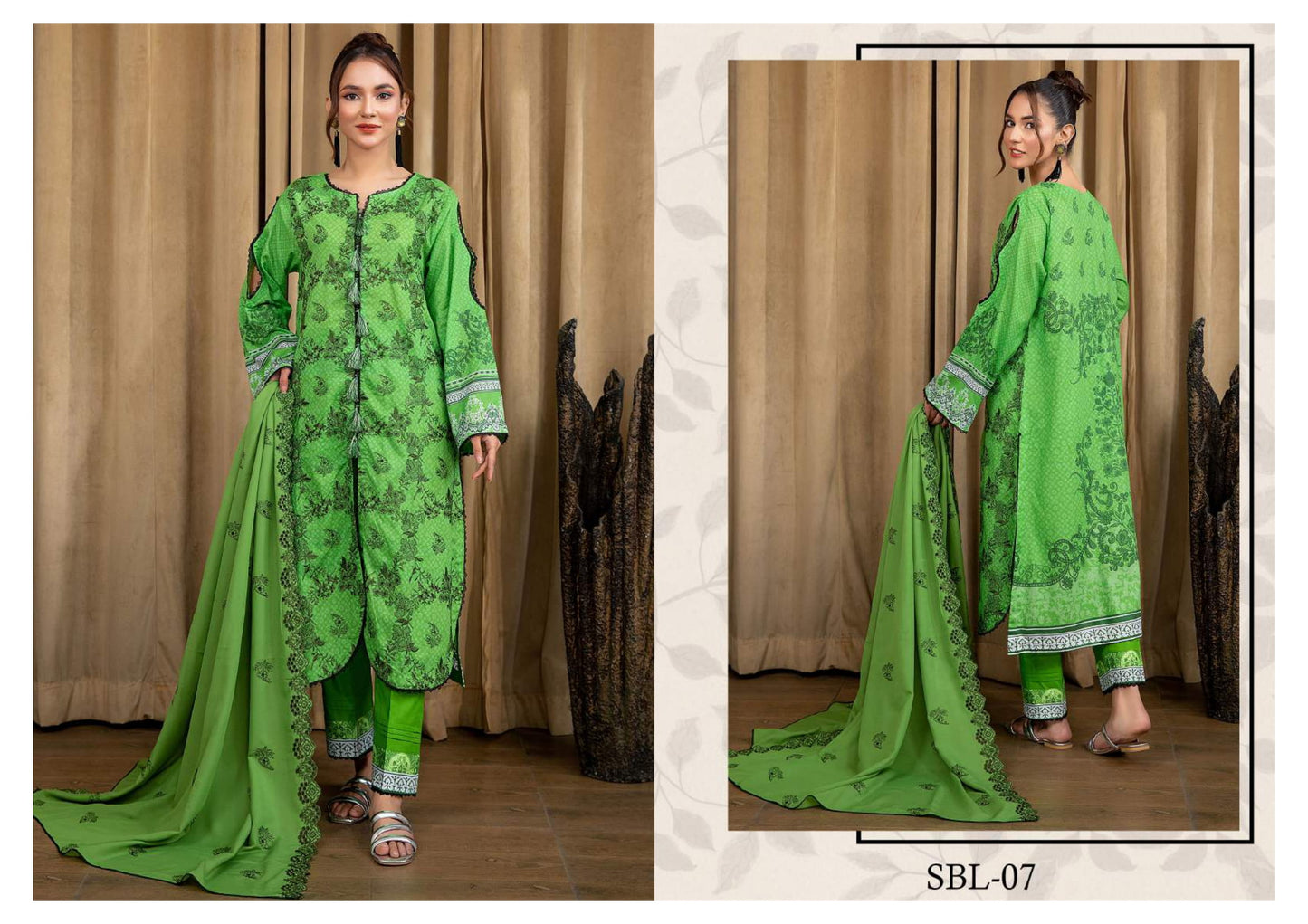BLISS UNSTITCHED EMBROIDERED 3PCS COLLECTION