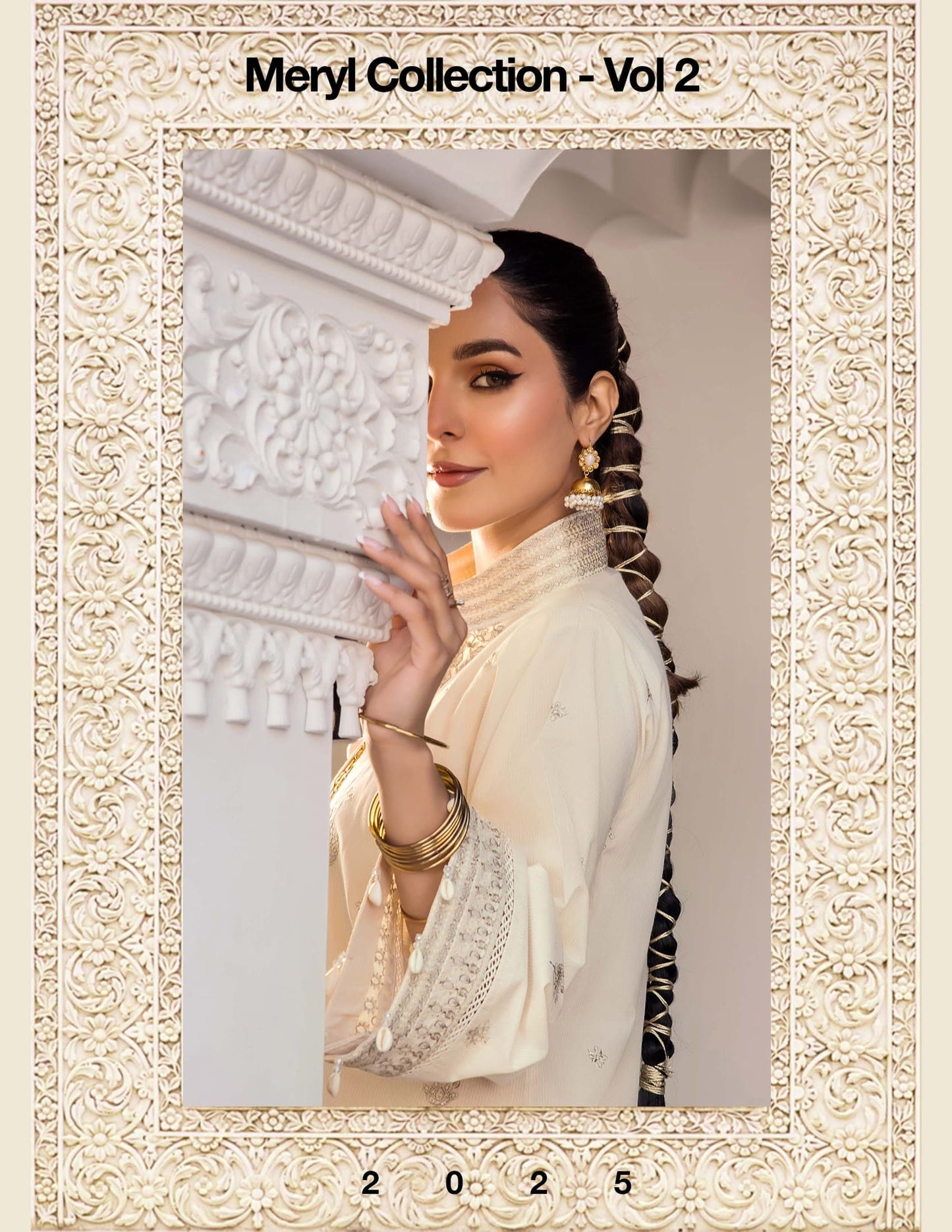 MERYL VOLUME 2 UNSTITCHED LAWN EMBROIDERED COLLECTION