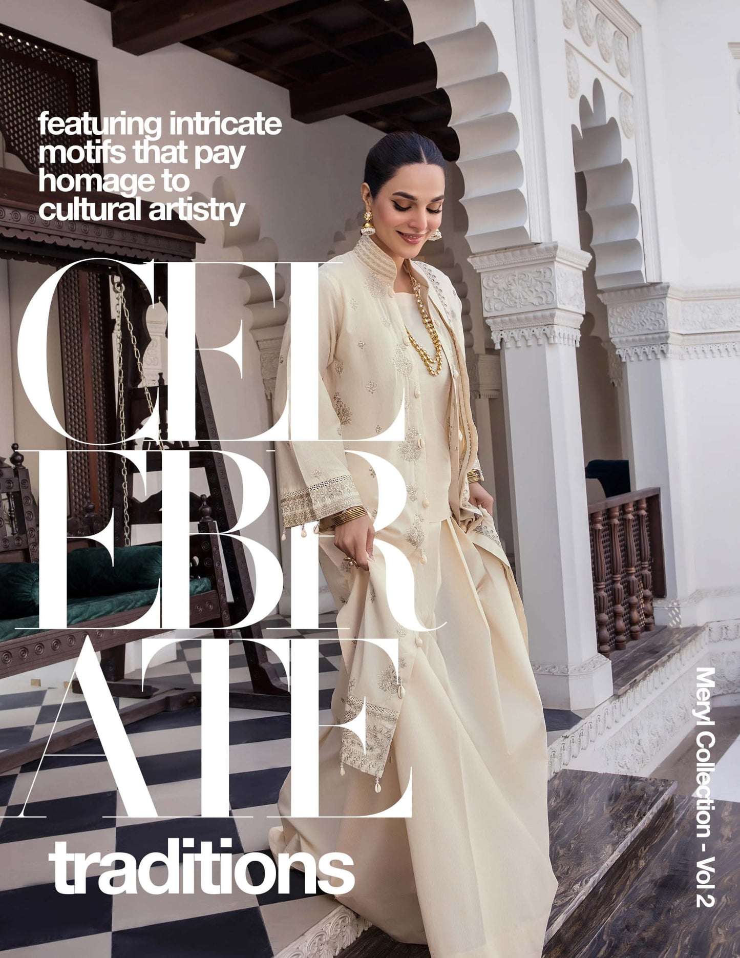 MERYL VOLUME 2 UNSTITCHED LAWN EMBROIDERED COLLECTION