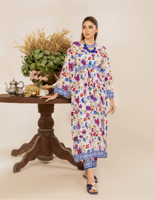 ORLA UNSTITCED 2 PCS PRINTED LAWN COLLECTION VOL 12